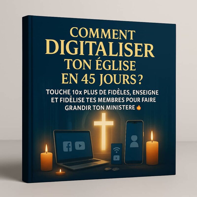 Comment Digitaliser Ton Église en 45 Jours : Touche 10x Plus de Fidèles, Enseigne et Fidélise Tes Membres pour Faire Grandir Ton Ministère
